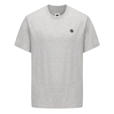 Pretty Green T-shirt voor heren met regular fit, ronde hals en in gemêleerd grijs