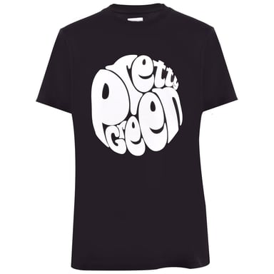 Pretty Green T-shirt voor heren met regular fit en ronde hals in zwart