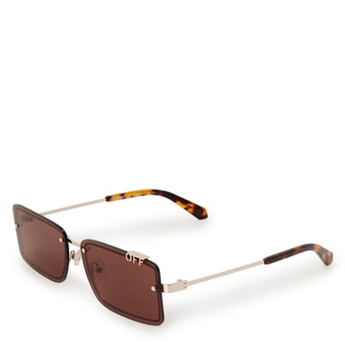 Accessories Off White Off Tampa zonnebril in goud - bruin