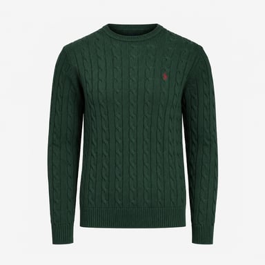 Joules Cable Crew Heren trui Groen