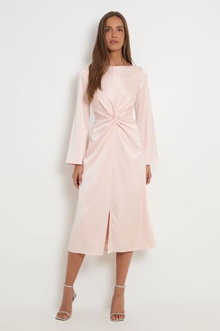 Wallis midi-jurk met abstracte twist