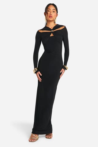 Boohoo maxi-jurk met cut-outdetail