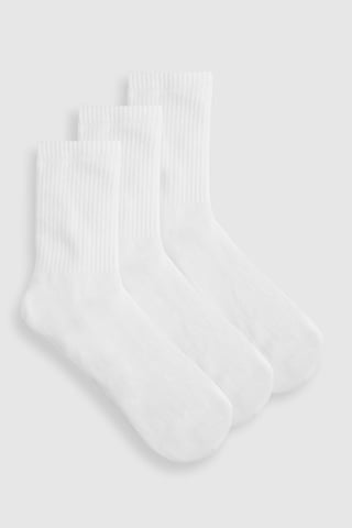 Effen sportsokken, 3-pack
