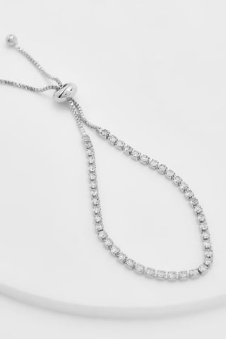 Diamante armband met toggle-sluiting
