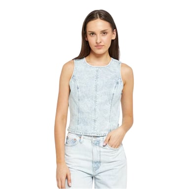 Levis Womens/Ladies Topanga Denim Slim Tank Top (Water)