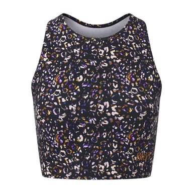 Biba Womens/Ladies Move Leopard Cropped Tank Top (Black)