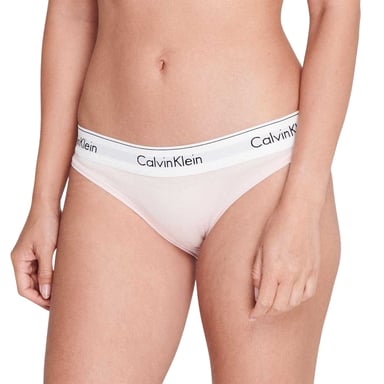 Calvin Klein Womens/Ladies Cotton Blend Lightweight Modern Briefs (Light Pink)