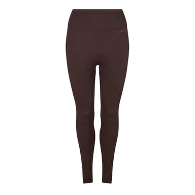 USA Pro Womens/Ladies Seamless High Rise Leggings (Dark Brown)