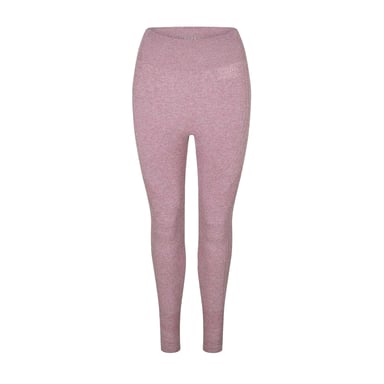 USA Pro Womens/Ladies Seamless High Rise Leggings (Light Pink)