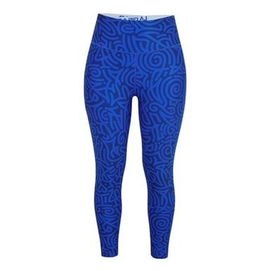 LA Gear Womens/Ladies Camo Skinny Leggings (Blue)
