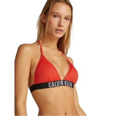 Calvin Klein Womens/Ladies Triangle Cups Bikini Top (Chilli Red)