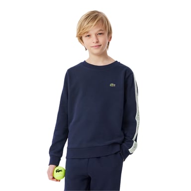 Lacoste Childrens/Kids Embroidered Logo Crew Neck Sweatshirt (Marine Blue)