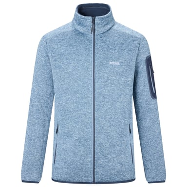 Regatta Mens Newhill Marl Full Zip Fleece Jacket (Dusky Blue)