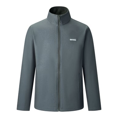 Regatta Mens Cera V Wind Resistant Soft Shell Jacket (Ash Marl)