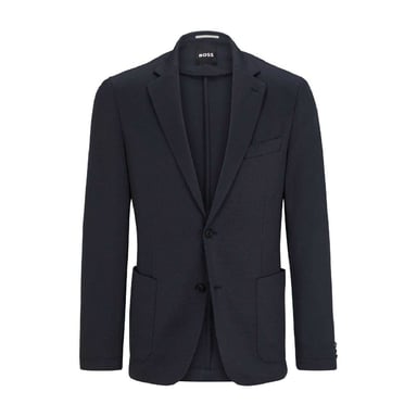 Boss Mens Hanry Structured Tailored Jacket (Dark Blue)