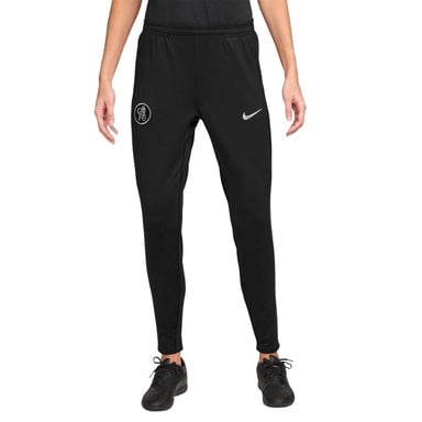 Nike Womens/Ladies 2025/2026 Strike Chelsea FC Tracksuit Bottoms (Black/Silver)