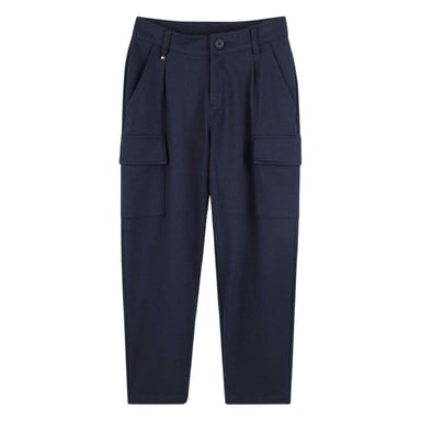 Boss Childrens/Kids Regular Cargo Trousers (Navy)