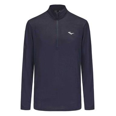 Everlast Mens Mock Neck Regular Long-Sleeved Top (Navy)