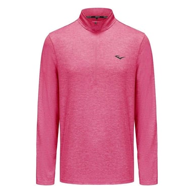 Everlast Mens Mock Neck Regular Long-Sleeved Top (Pink Marl)