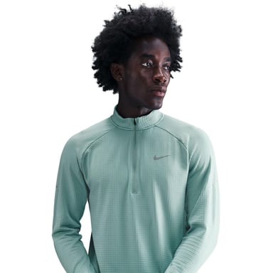Nike Mens Quarter Zip Running Base Layer Top (Cannon)