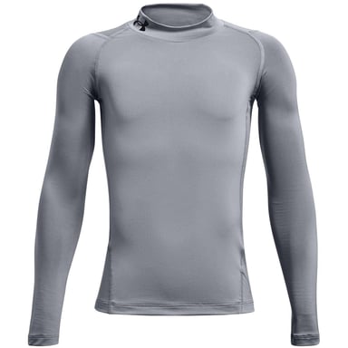 Under Armour Childrens/Kids Compression Fitted Long-Sleeved Base Layer Top (Grey)