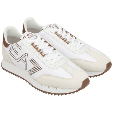 EA7 Emporio Armani Herensneakers met logoprint, comfortabel, klassieke look, met veters