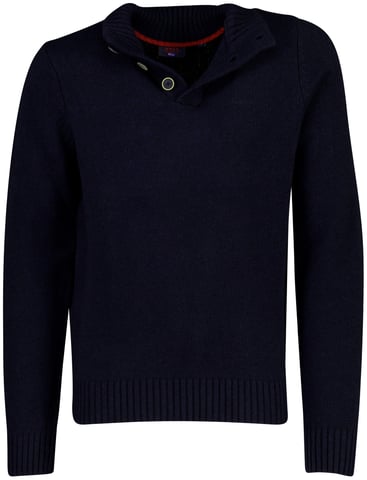 New Zealand dark blue knitted skipper jumper