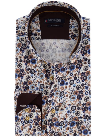 Giordano Brown Shirt