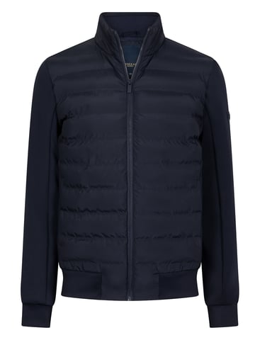 Gewatteerde jas Cavallaro donkerblauw gevoerd