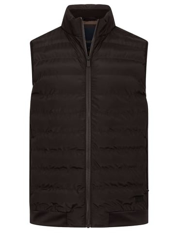 Cavallaro brown puffer gilet