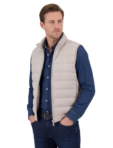 bodywarmer Cavallaro wit normale fit waterafstotend