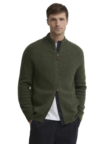 Barbour Green Knitted Cardigan