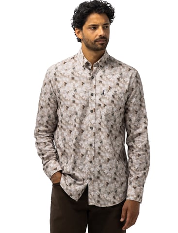 State of Art Brown Flannel Shirt