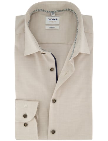 OLYMP Beige Slim Fit Shirt