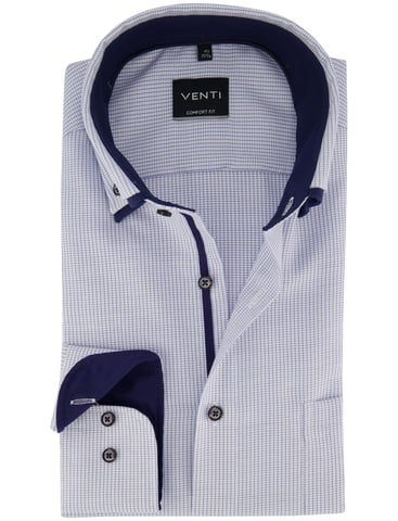 Venti Shirt Blue Relaxed Fit