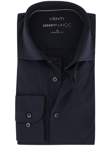 Venti Black Printed Shirt