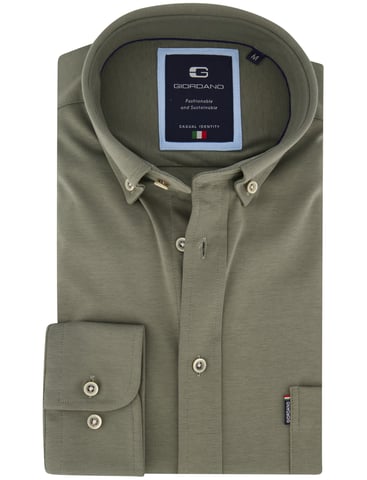 Giordano Khaki Jersey Shirt