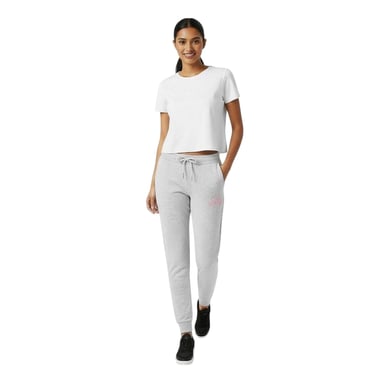 Jack Wills Womens/Ladies Hunston Polycotton Joggers (Light Heather)