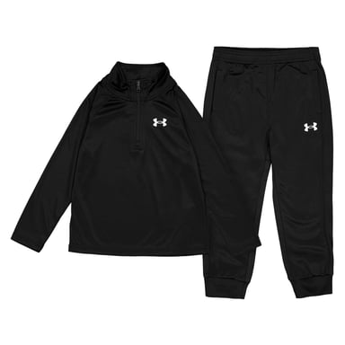 Under Armour Boys Quarter Zip Tracksuit Set (Black)