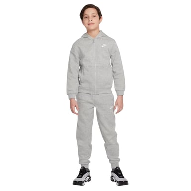 Nike Boys Sportswear Core Fleece Tracksuit (Grey/White)
