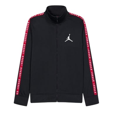 Nike Childrens/Kids Air Jordan Tape Long-Sleeved Tracksuit (Black/Red)