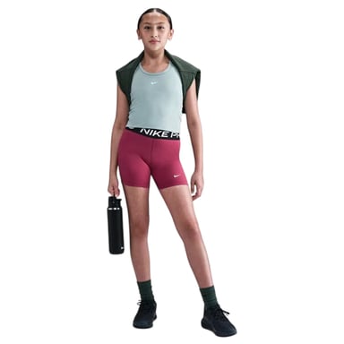 Nike Girls Dri-FIT Compression Shorts (Beet Red)