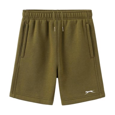 Slazenger Childrens/Kids Fleece Sweat Shorts (Khaki)