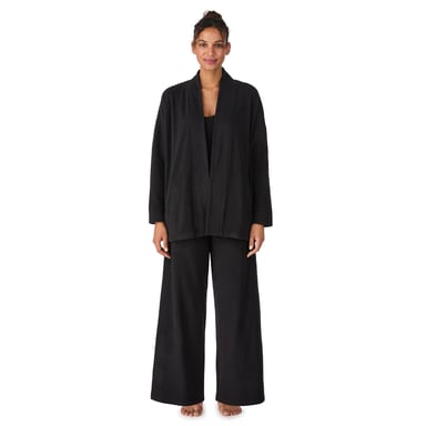 DKNY Set van stretchfleecebroek en -jasje Zwart
