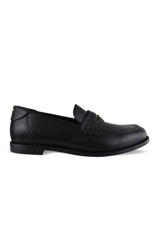 Balmain Leather loafers Black
