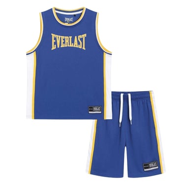 Everlast Childrens/Kids Polyester Top & Bottom Set Set (Blue/Yellow)