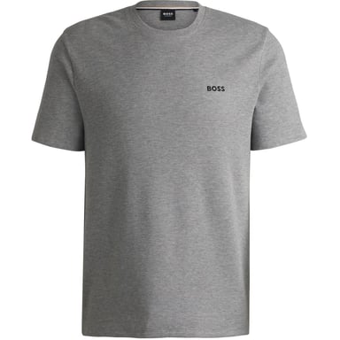 Boss Mens Waffle Knit Structured Pyjama Top (Medium Grey)