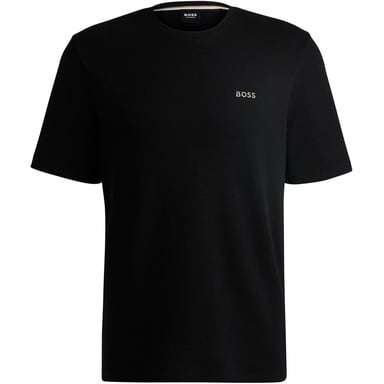 Boss Mens Waffle Knit Structured Pyjama Top (Black)