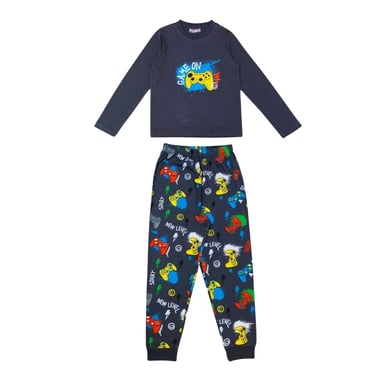 Star Childrens/Kids Game Controller Long Pyjama Set (Multicoloured)