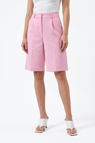 Getailleerde shorts met hoge taille en wijde pijpen